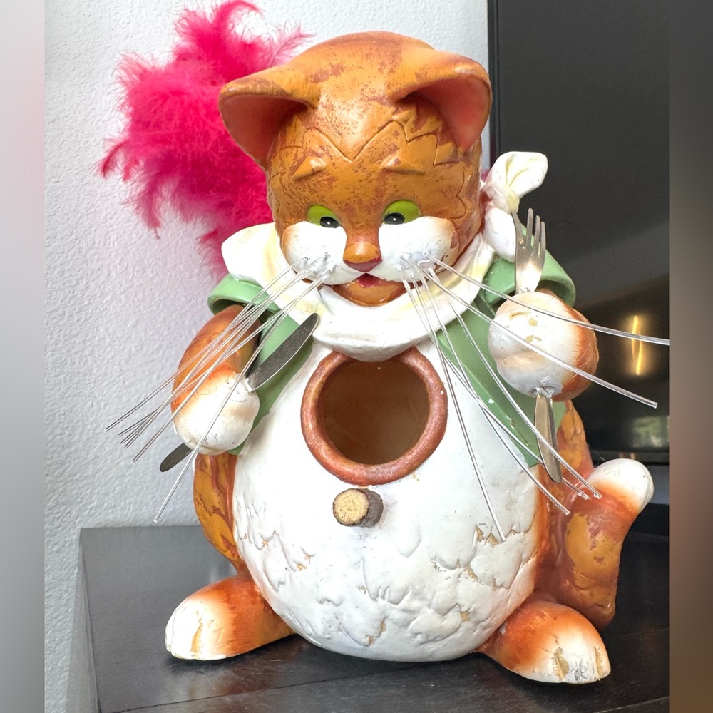Whimsical Pacific Rim Cat Birdhouse